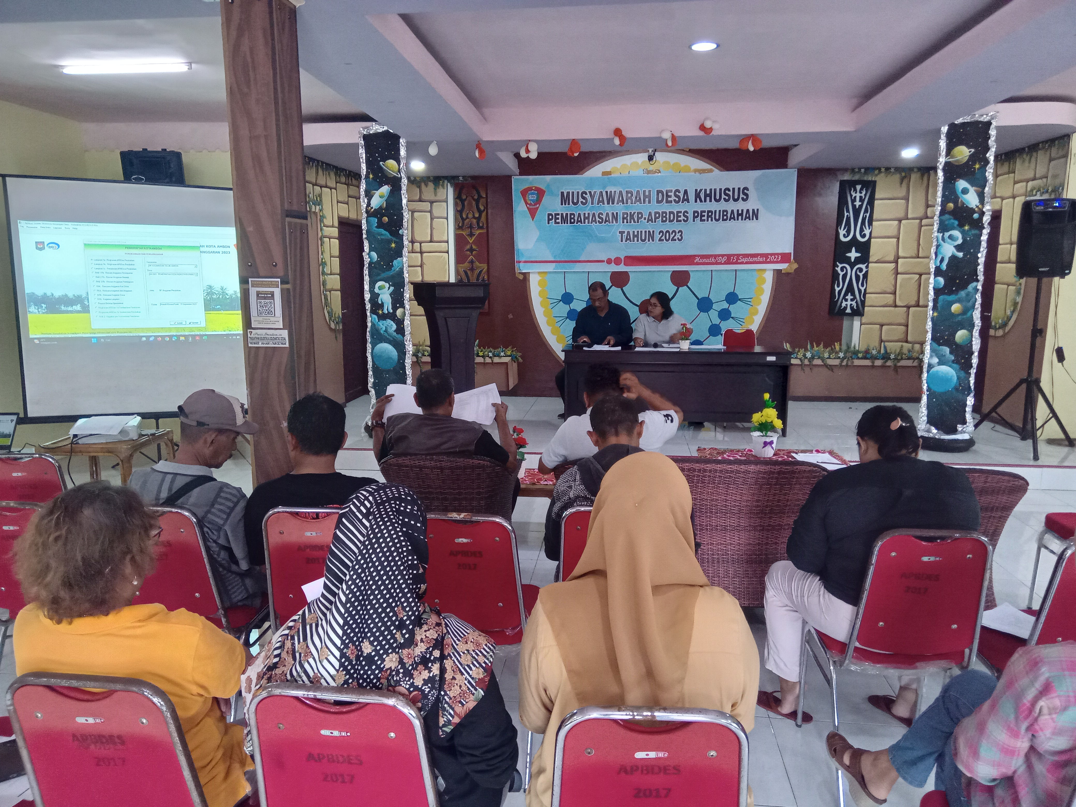 Musdes Khusus Penetapan Perubahan RKP dan Penjabaran APBDes 2023
