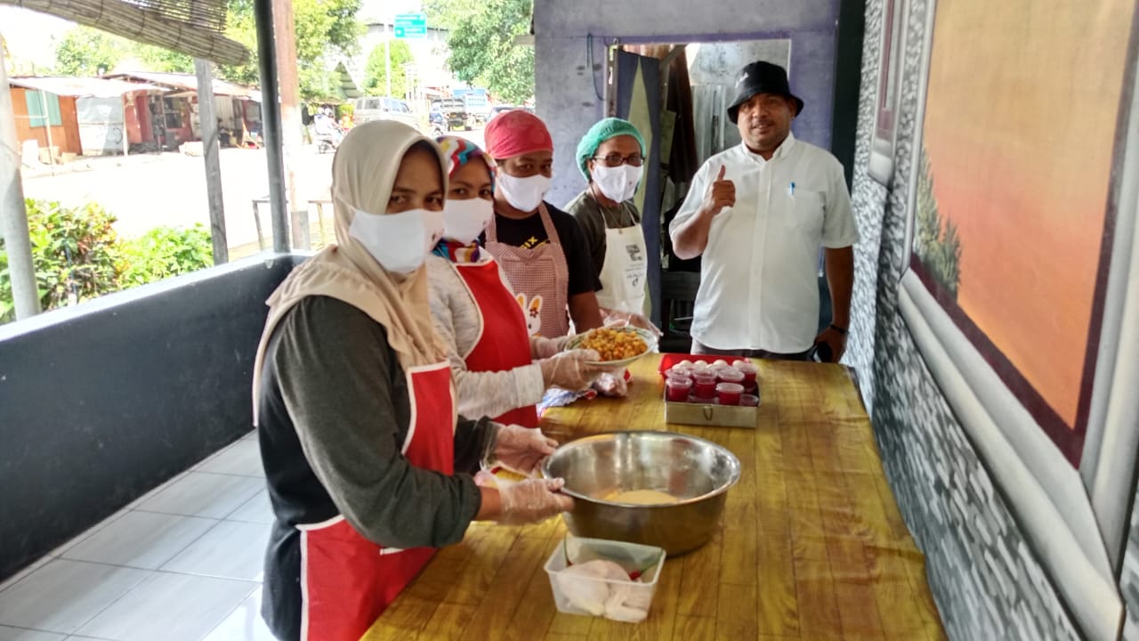 Penuhi Asupan Gizi Atasi Stunting, Kelompok PMT Desa Hunuth Siapkan Makanan Tambahan Untuk  Balita dan Bumil