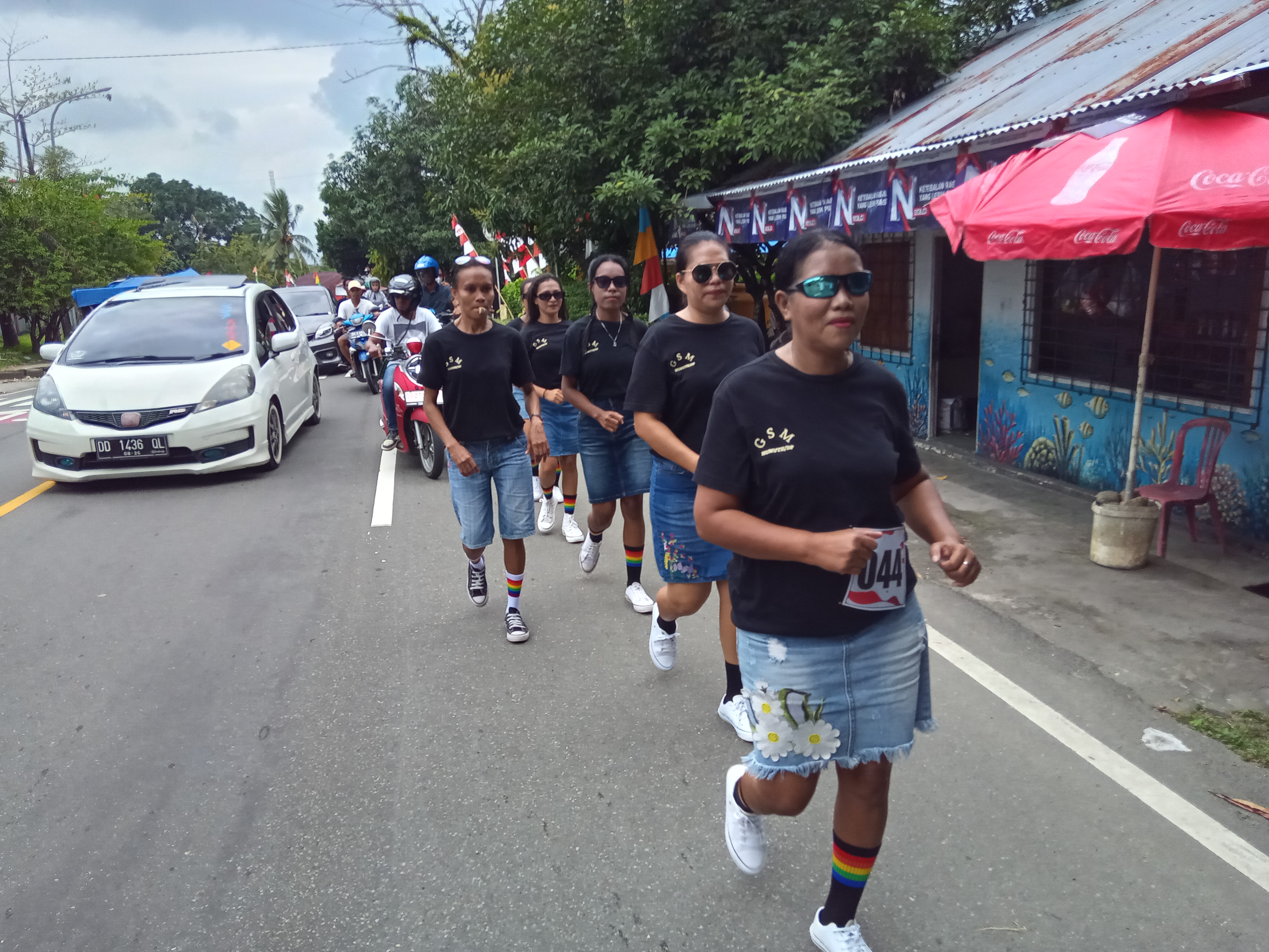 Lomba Gerak Jalan Cepat Tepat Desa Hunuth